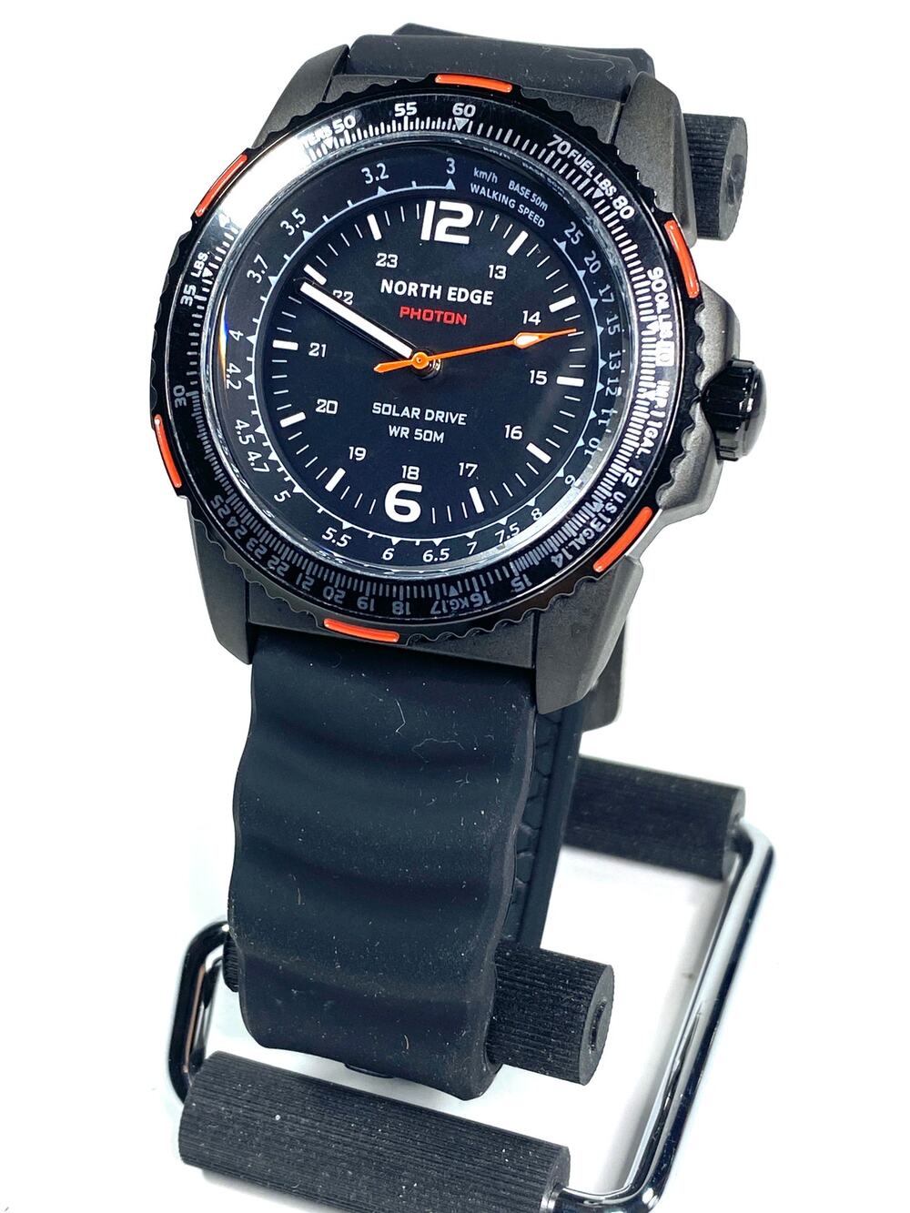 North Edge Photon Solar Power Military Watch Mens 44.5mm WR 50m Sport Tactical
